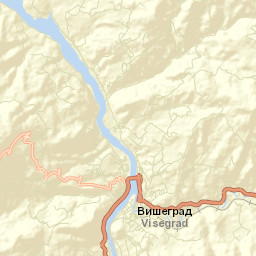 Višegrad Street Map