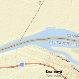 Kozloduy Street Map
