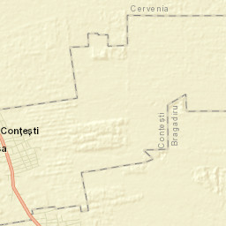 Comuna Conţeşti Street Map