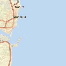 Mangalia Street Map