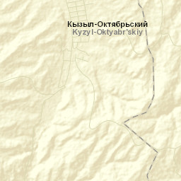Kyzyl-Oktyabr’skiy Street Map