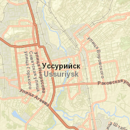 Ussuriysk Street Map