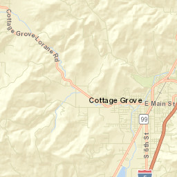 Cottage Grove Street Map