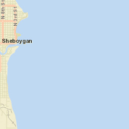 Sheboygan Street Map