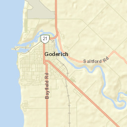 Goderich Street Map