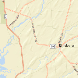 Woodville New York Street Map