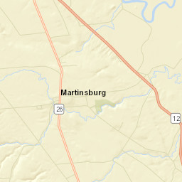 Martinsburg New York Street Map