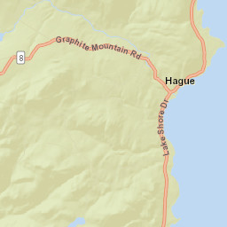 Hague New York Street Map