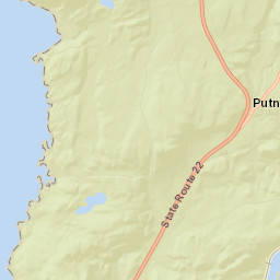 Putnam New York Street Map