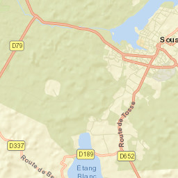 Soustons Street Map