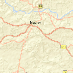 Mugron Street Map
