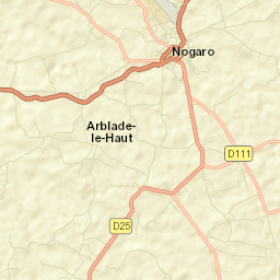 Nogaro Street Map
