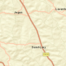 Jegun Street Map
