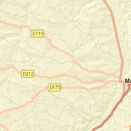 Mauvezin Street Map