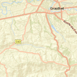Graulhet Street Map