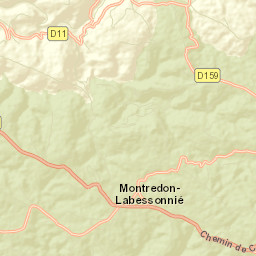 Montredon-Labessonnié Street Map