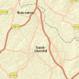 Saint-Christol Street Map