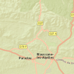 Maussane-les-Alpilles Street Map