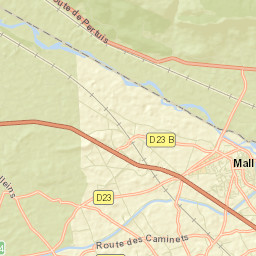 Mallemort Street Map