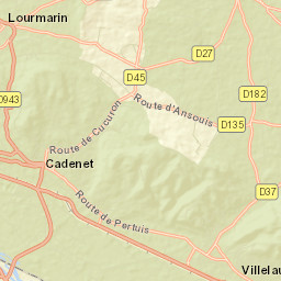 Cadenet Street Map