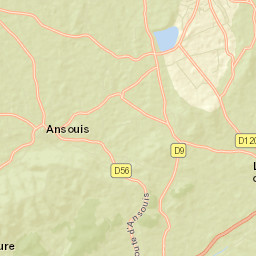 Ansouis Street Map