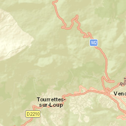 Vence Street Map