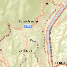 La Gaude Street Map