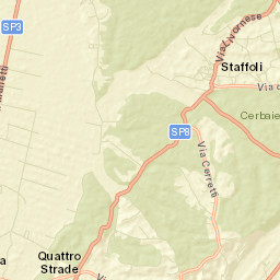 Santa Maria a Monte Street Map