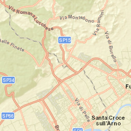 Fucecchio Street Map