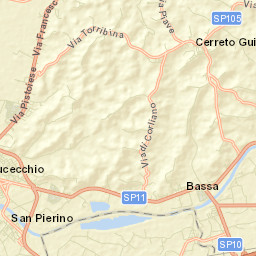 San Pierino Street Map