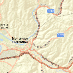 Montelupo Fiorentino Street Map
