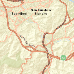 Scandicci Street Map