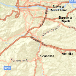 Florence, Italy Street Map