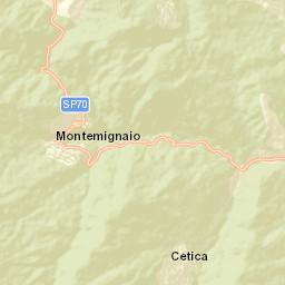 La Pieve-Molino Street Map
