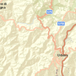 Urbino Street Map