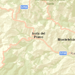 Isola del Piano Street Map