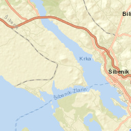 Grad Šibenik Street Map