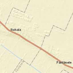 Fântânele Street Map