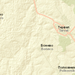 Obshtina Tervel Street Map