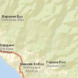 Gornoye Loo Street Map