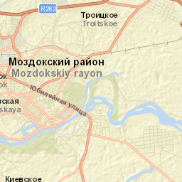 Troitskoye Street Map