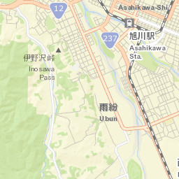 Asahikawa Street Map