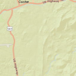 Custer Street Map