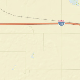 Brule County Street Map