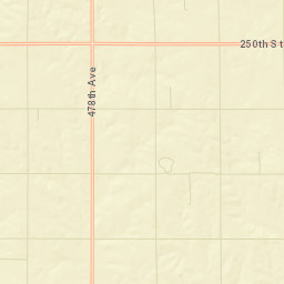 47801-47899 250th Street, Garretson, SD Street Map