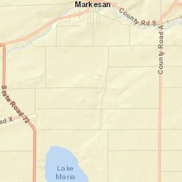 Markesan Street Map