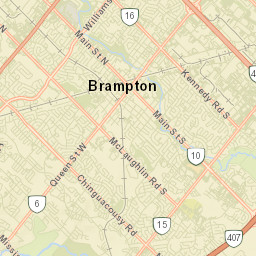 Brampton Street Map