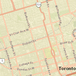 Toronto Street Map