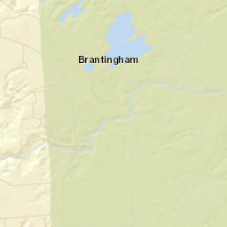 Brantingham New York Street Map