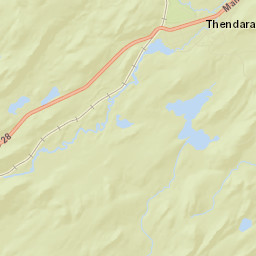 Thendara New York Street Map